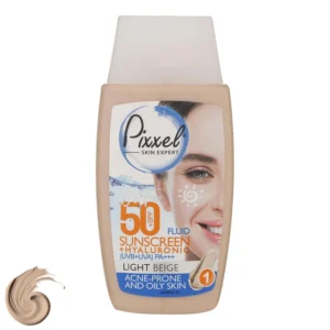 ضد آفتاب spf50 پوست چرب بژ روشن پیکسل