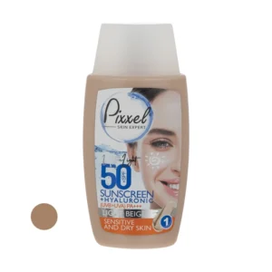 ضد آفتاب spf 50 پوست خشک بژ طبیعی پیکسل