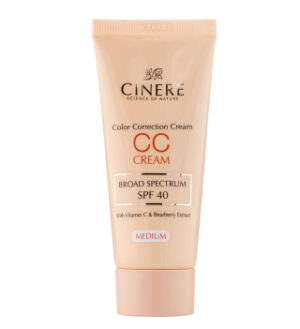 CC کرم سینره با SPF 40 حجم 40 میلی لیتر - Medium