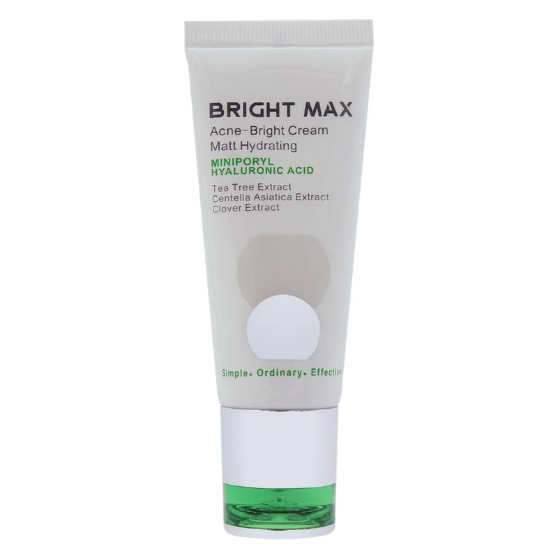 کرم مرطوب کننده برایت مکس مدل 03 مناسب برای پوست چرب و مستعد آکنه حجم 40 میلی لیتر