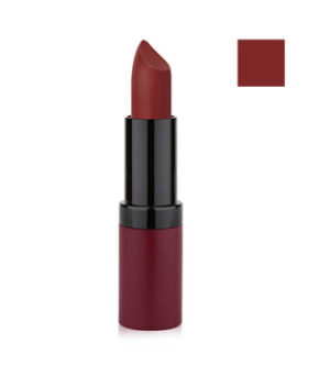 رژ لب جامد گلدن رز مدل Velvet Matte - 22-قهوه ای مسی